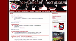 Desktop Screenshot of bayernfanclub-hochwald.de